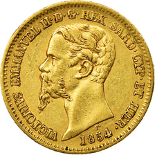Coin, ITALIAN STATES, SARDINIA, Vittorio Emanuele II, 20 Lire, 1854, Genoa