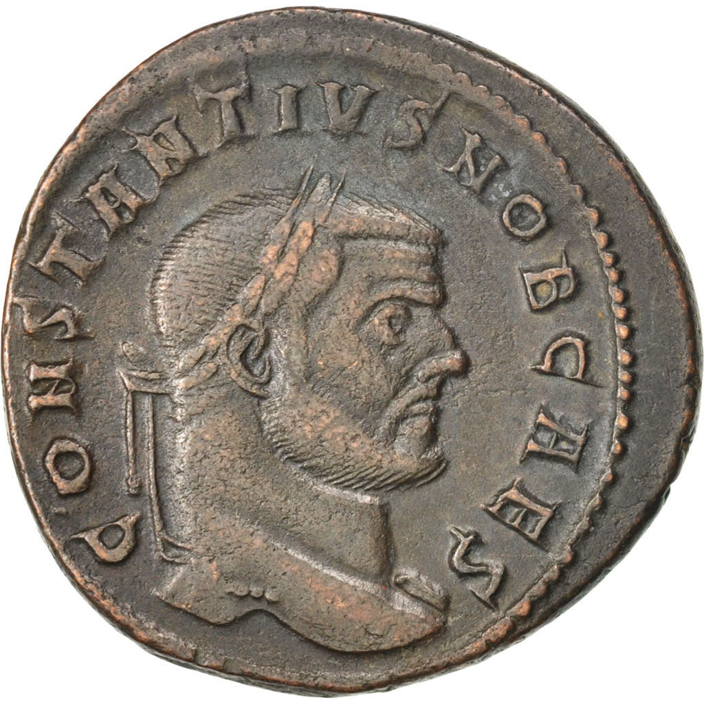 Constantius I, Follis, AU(50-53), Copper, Cohen #61, 9.70