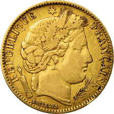Munten, Frankrijk, Cérès, 10 Francs, 1851, Paris, FR+, Goud, KM:770
