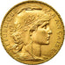 Moeda, França, Marianne, 20 Francs, 1914, AU(55-58), Dourado, KM:857