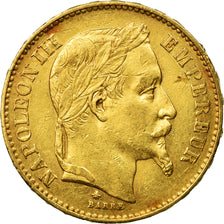 Monnaie, France, Napoleon III, Napoléon III, 20 Francs, 1870, Paris, TTB+, Or