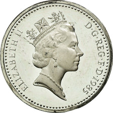 Coin, Great Britain, Elizabeth II, Pound, 1985, MS(60-62), Silver, KM:941a