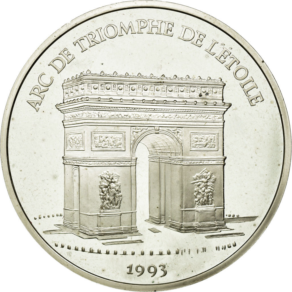 Moneda, Francia, 100 Francs-15 Ecus, 1993, Paris, EBC+, Plata, KM:1031