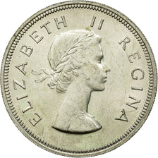 Coin, South Africa, Elizabeth II, 2-1/2 Shillings, 1960, MS(60-62), Silver