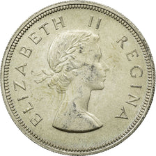 Coin, South Africa, Elizabeth II, 2-1/2 Shillings, 1960, MS(60-62), Silver