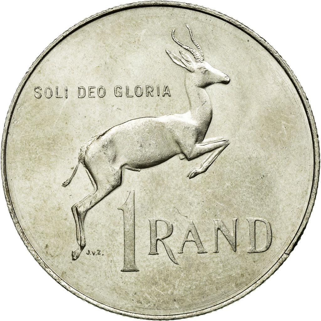 Coin, South Africa, Rand, 1967, AU(55-58), Silver, KM:72.2