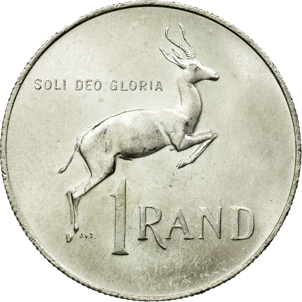Coin, South Africa, Rand, 1968, AU(55-58), Silver, KM:71.1