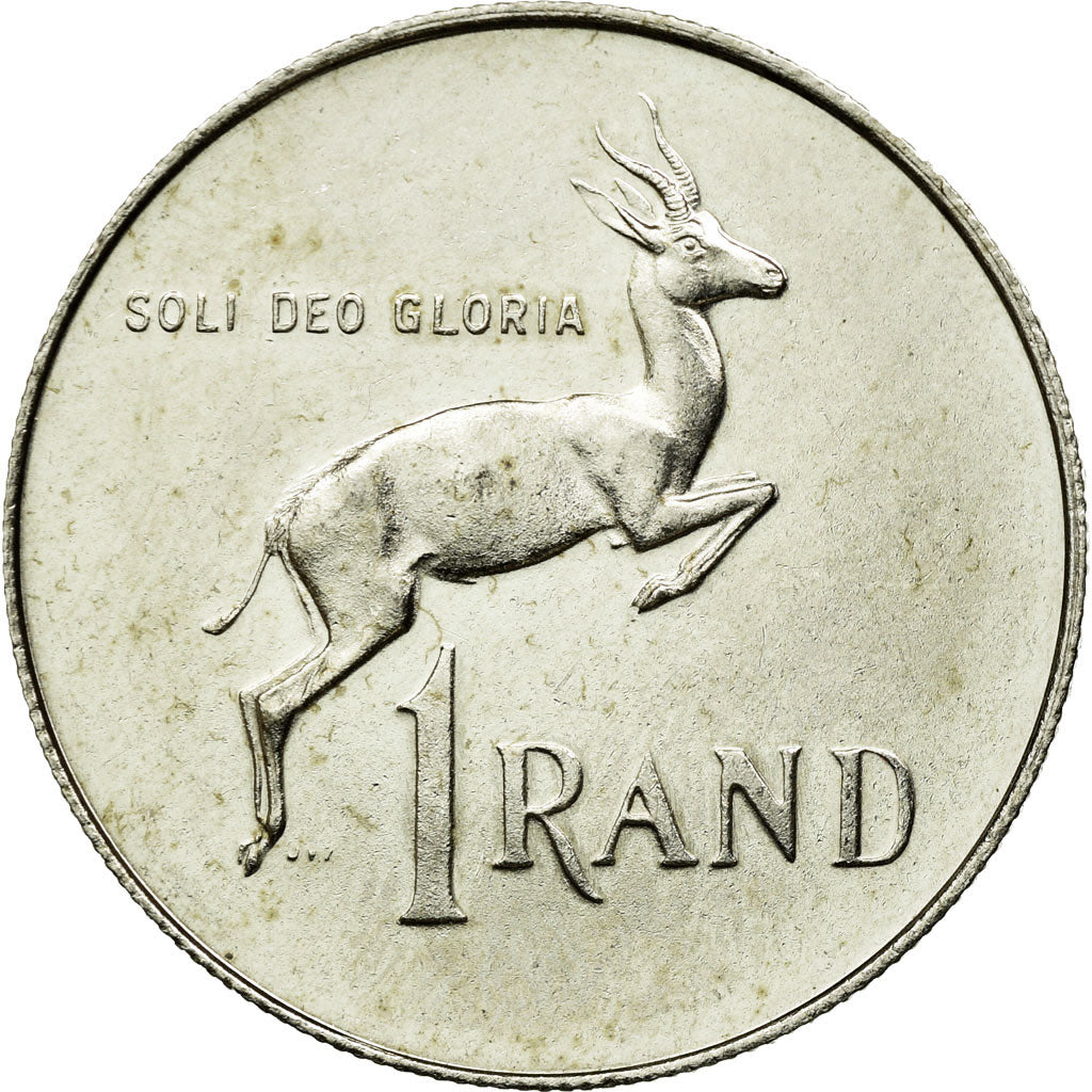 Coin, South Africa, Rand, 1971, AU(55-58), Silver, KM:88