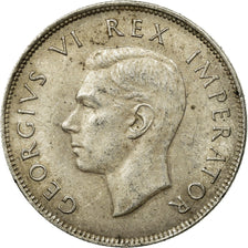 Moneda, Sudáfrica, George VI, 2-1/2 Shillings, 1944, EBC, Plata, KM:30