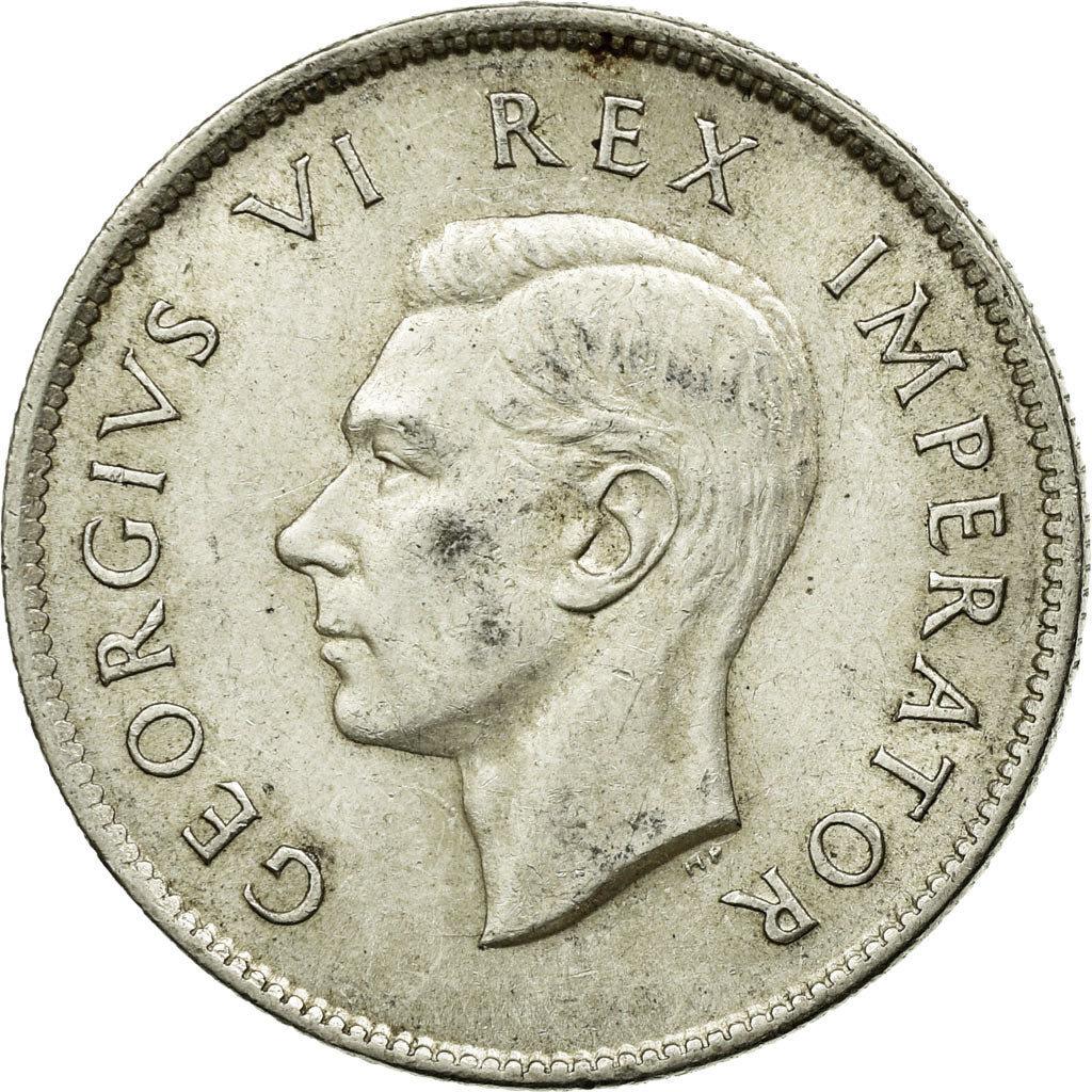 Coin, South Africa, George VI, 2 Shillings, 1940, AU(55-58), Silver, KM:29