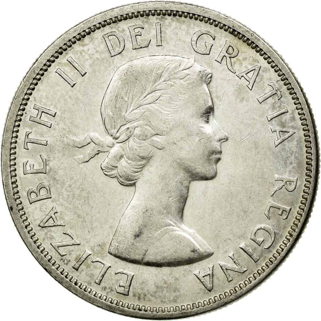 Coin, Canada, Elizabeth II, Dollar, 1958, Royal Canadian Mint, Ottawa
