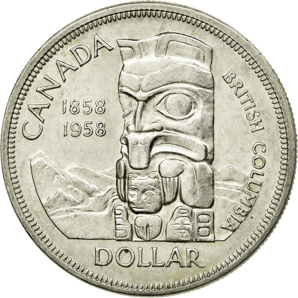 Coin, Canada, Elizabeth II, Dollar, 1958, Royal Canadian Mint, Ottawa