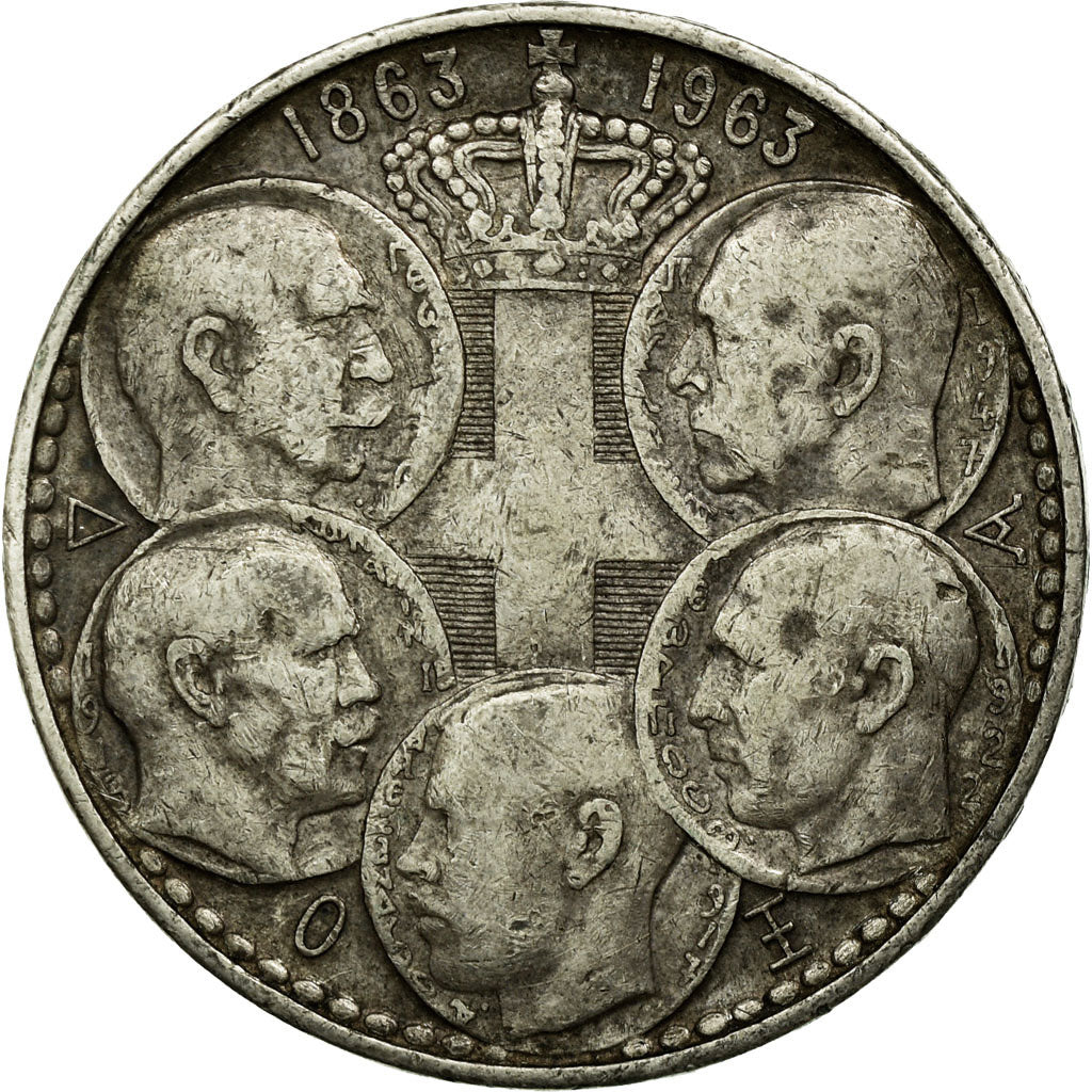 Coin, Greece, Paul I, 30 Drachmai, 1965, AU(50-53), Silver, KM:86