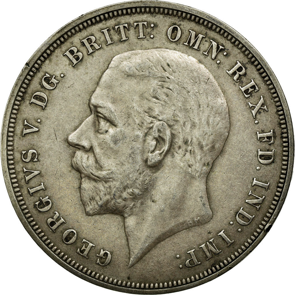 Coin, Great Britain, George V, Crown, 1935, AU(55-58), Silver, KM:842