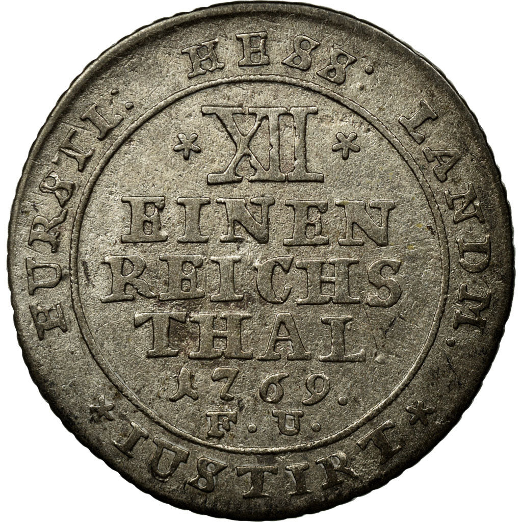 Moneda, Estados alemanes, HESSE-CASSEL, Friedrich II, 1/12 Thaler, 2 Groschen