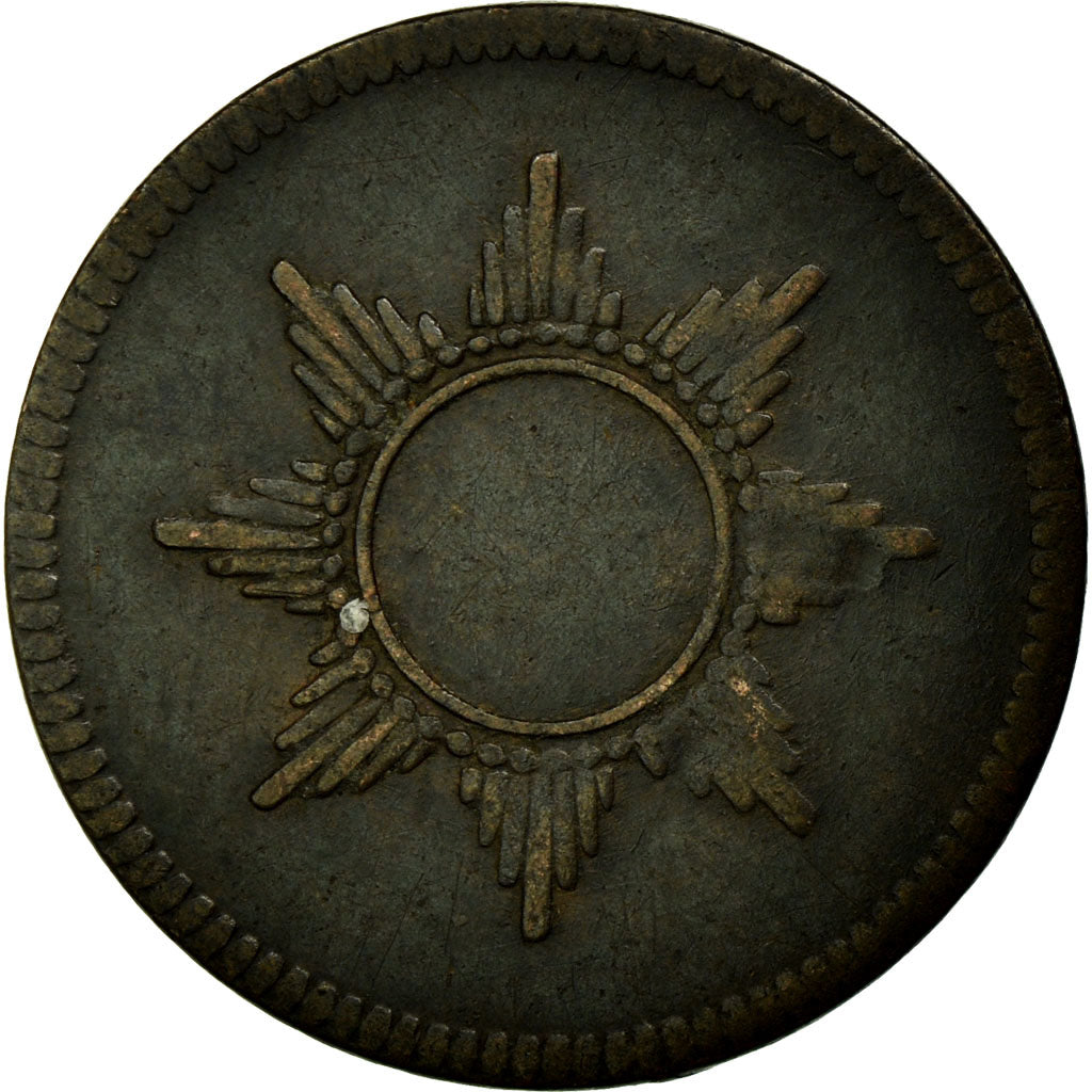 Moneda, Estados alemanes, FRANKFURT AM MAIN, Pfennig, 1819, MBC, Cobre, KM:Tn7