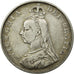 Coin, Great Britain, Victoria, Double Florin, 1889, VF(30-35), Silver, KM:763