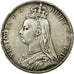Coin, Great Britain, Victoria, Crown, 1887, London, VF(30-35), Silver, KM:765
