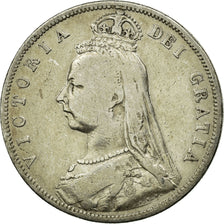 Coin, Great Britain, Victoria, 1/2 Crown, 1887, London, VF(20-25), Silver