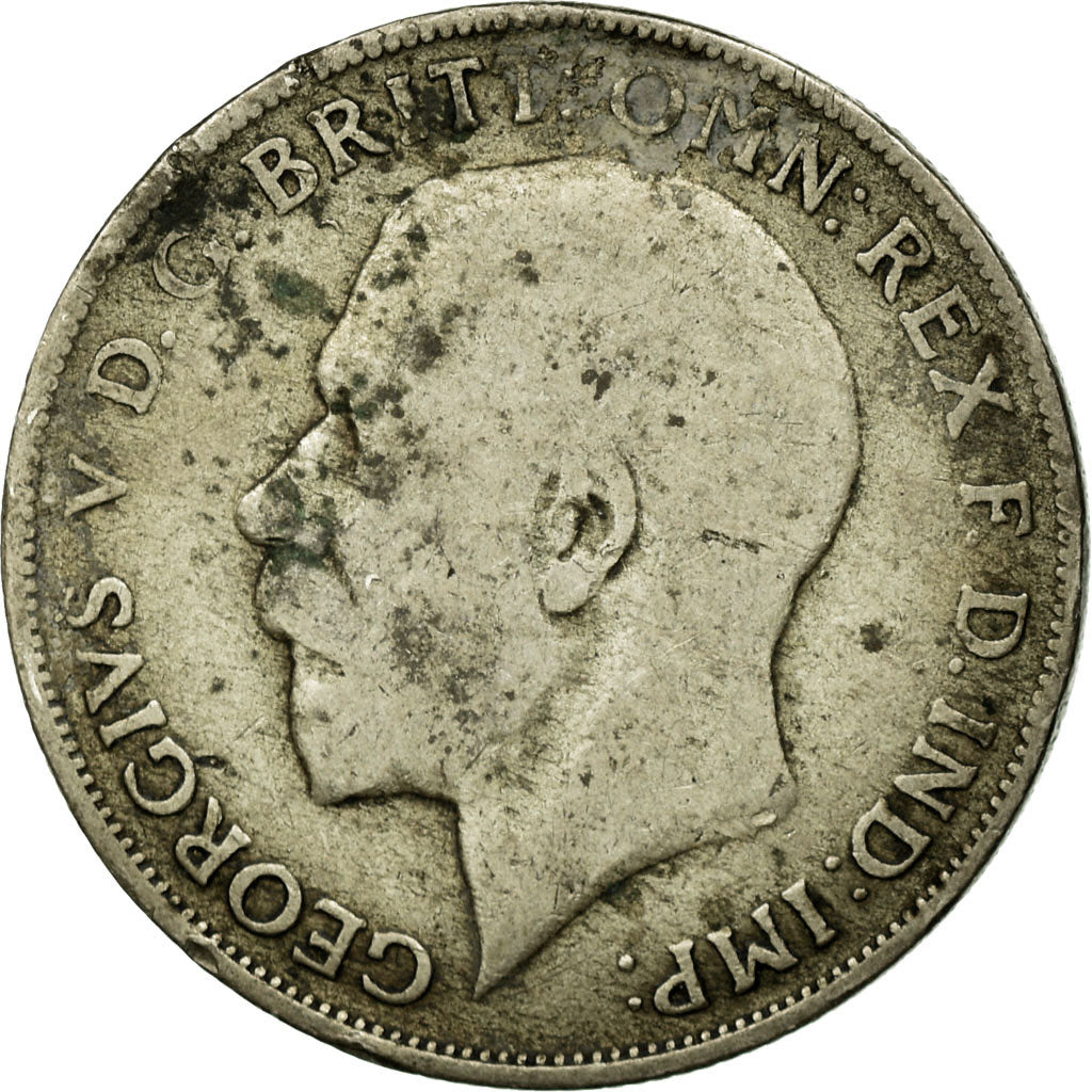 Coin, Great Britain, George V, Florin, Two Shillings, 1921, VF(20-25), Silver