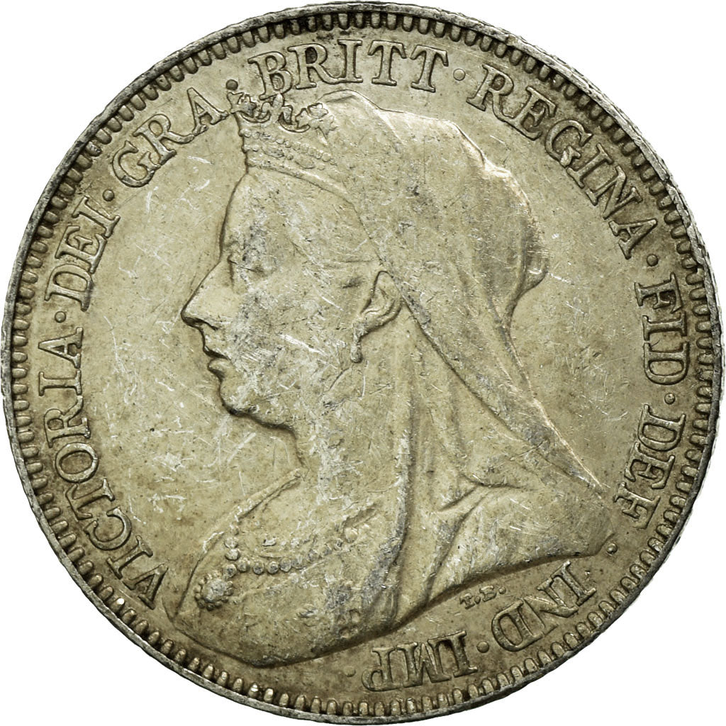 Coin, Great Britain, Victoria, 6 Pence, 1897, VF(30-35), Silver, KM:779