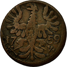 Moneta, Stati tedeschi, AACHEN, 12 Heller, 1759, MB+, Rame, KM:51