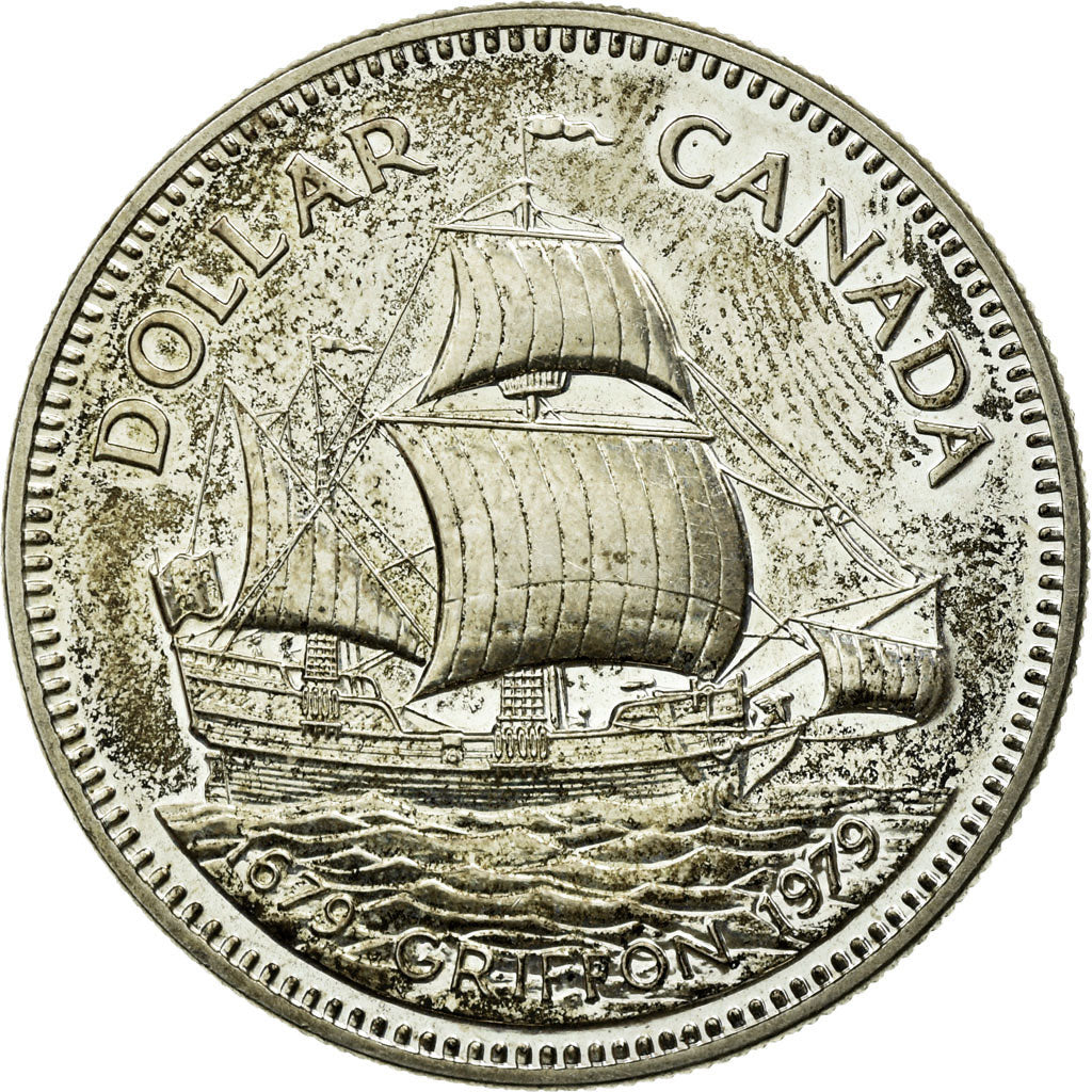 Coin, Canada, Elizabeth II, Dollar, 1979, Royal Canadian Mint, Ottawa