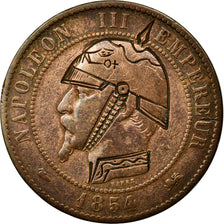 Coin, France, Napoleon III, Napoléon III, 10 Centimes, 1854, Lyon, Satirique