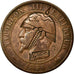 Coin, France, Napoleon III, Napoléon III, 10 Centimes, 1854, Lyon, Satirique