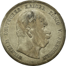 Coin, German States, PRUSSIA, Wilhelm I, 5 Mark, 1876, VF(30-35), Silver, KM:503