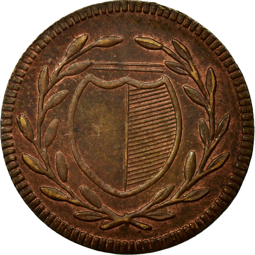 Coin, German States, FRANKFURT AM MAIN, Pfennig, 1819, Frankfurt, AU(50-53)