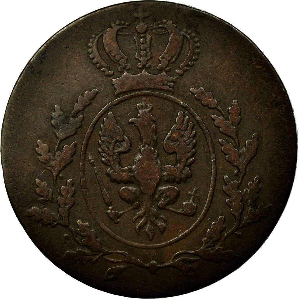 Coin, German States, PRUSSIA, Friedrich Wilhelm III, 1/2 Groschen, 1811, Berlin