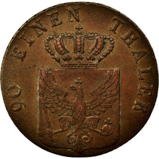 Münze, Deutsch Staaten, PRUSSIA, Friedrich Wilhelm III, 4 Pfennig, 1837, S+