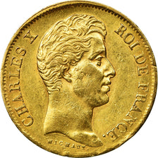 Coin, France, Charles X, 40 Francs, 1830, Paris, EF(40-45), Gold, KM:721.1