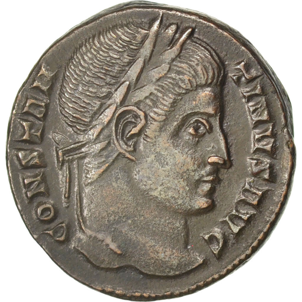 Coin, Constantine I, Nummus, Ticinum, AU(55-58), Copper, Cohen:126