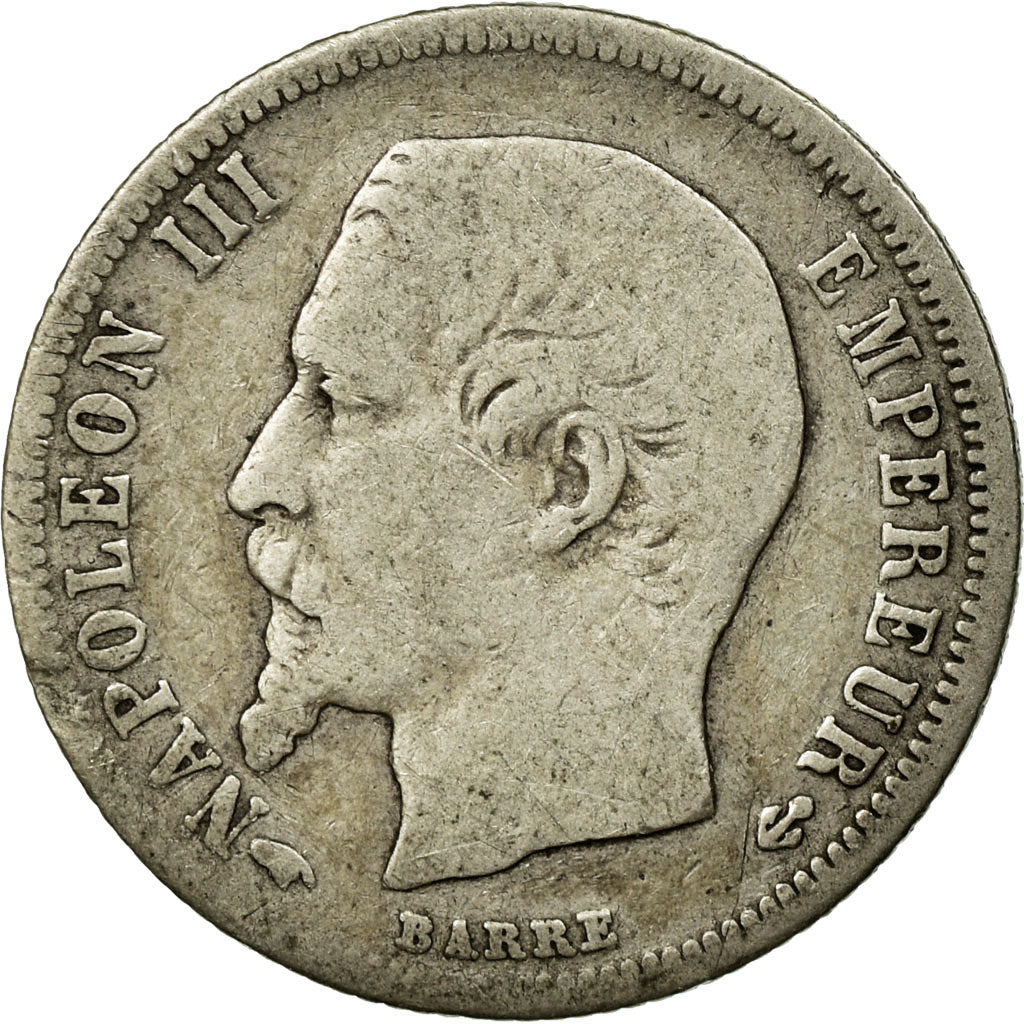 Münze, Frankreich, Napoleon III, Napoléon III, 50 Centimes, 1860, Paris, SGE+