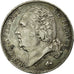 Coin, France, Louis XVIII, Louis XVIII, Franc, 1822, Paris, AU(50-53), Silver