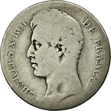 Moneda, Francia, Charles X, 2 Francs, 1826, Paris, BC, Plata, KM:725.1