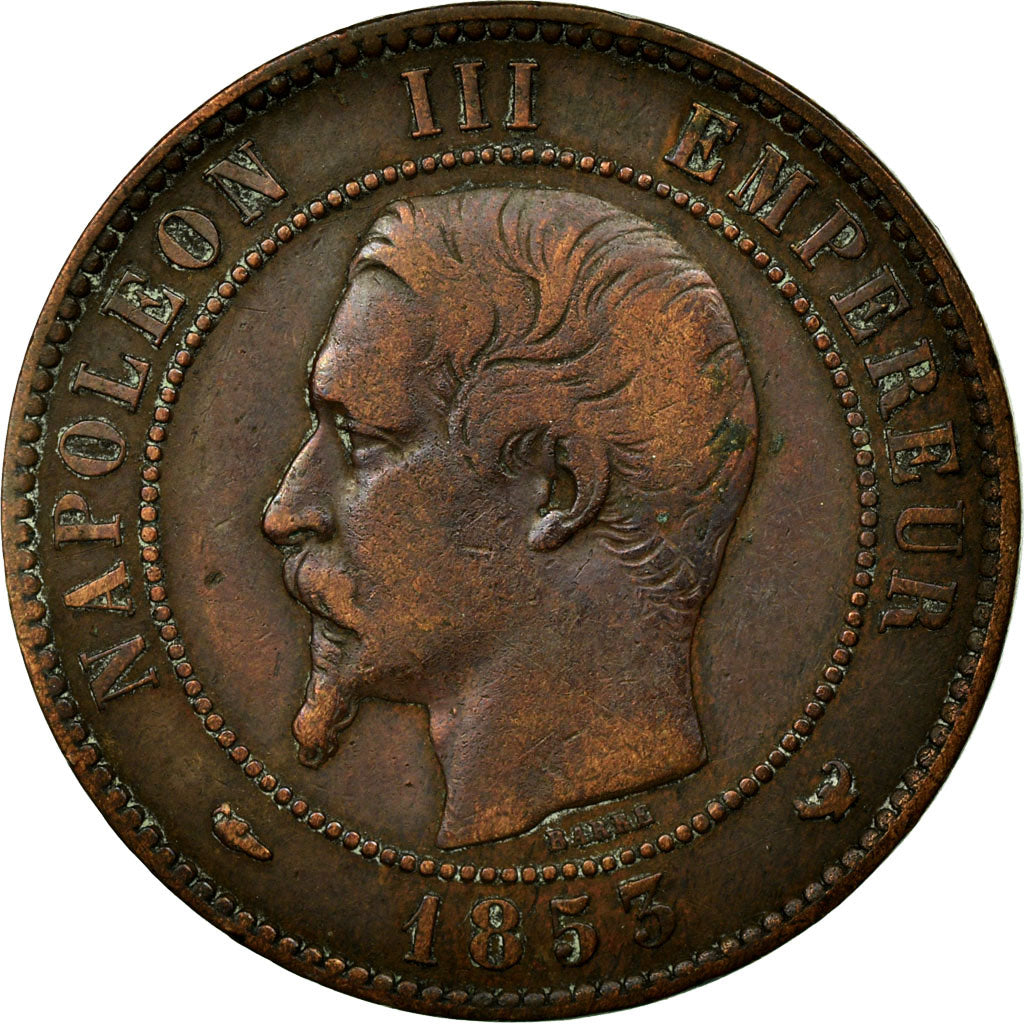 Francia, Token, Royal, Napoléon III, Visite à Lille, 1853, Barre, MB, Rame