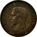 Moneda, Francia, 10 Centimes, 1854, Lille, MBC+, Bronce, KM:M25, Gadoury:251