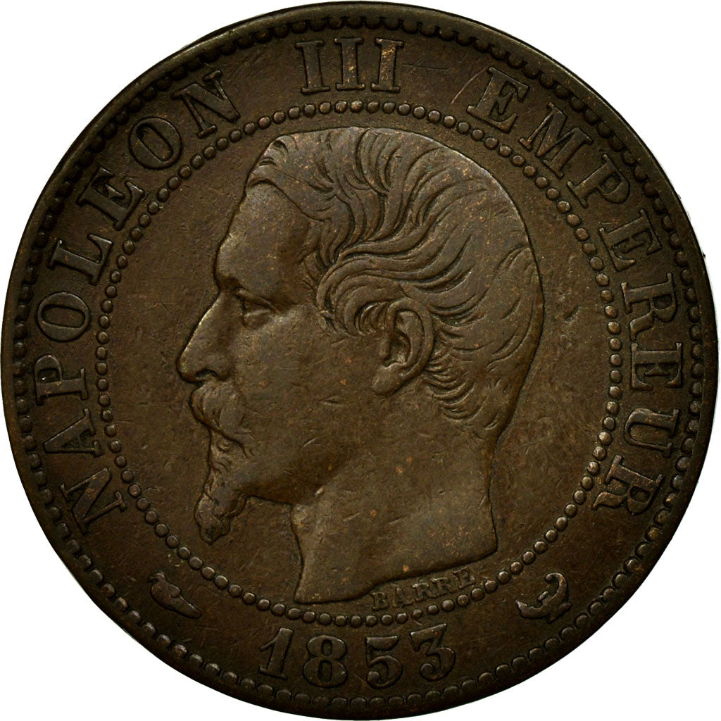 Francia, Token, Chamber of Commerce, Visite de Napoléon III à Lille, 1853, MB