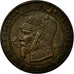 Moeda, França, 5 Centimes, 1871, Paris, Satírica, EF(40-45), Bronze
