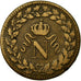 Coin, France, Napoleon I, Decime, 1815, Strasbourg, VF(30-35), Bronze