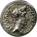 Coin, Augustus, Denarius, 27-14 BC, Emerita, AU(50-53), Silver