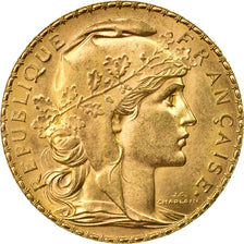 Monnaie, France, Marianne, 20 Francs, 1914, SUP+, Or, Gadoury:1064a, KM:857