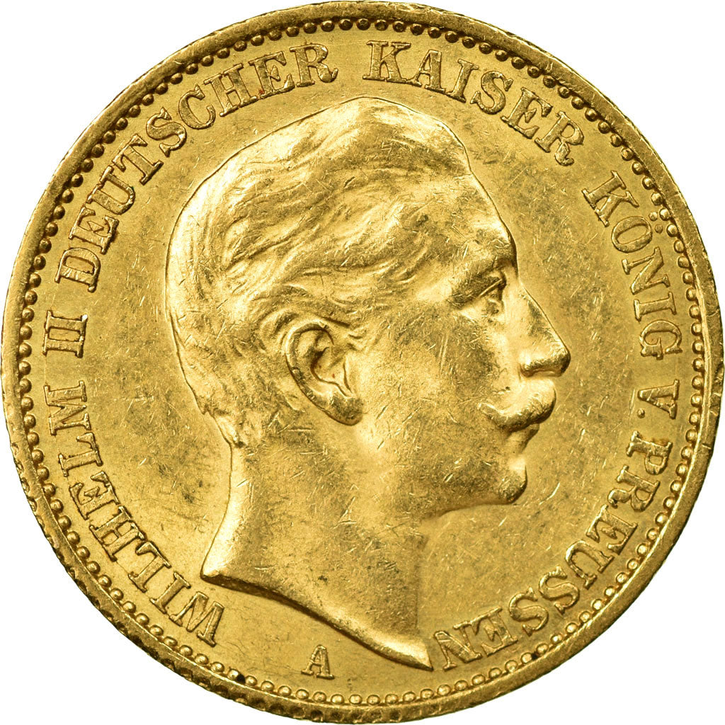 Monnaie, Etats allemands, PRUSSIA, Wilhelm II, 20 Mark, 1909, Berlin, SUP, Or
