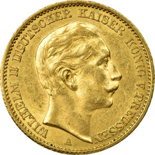 Monnaie, Etats allemands, PRUSSIA, Wilhelm II, 20 Mark, 1909, Berlin, SUP, Or