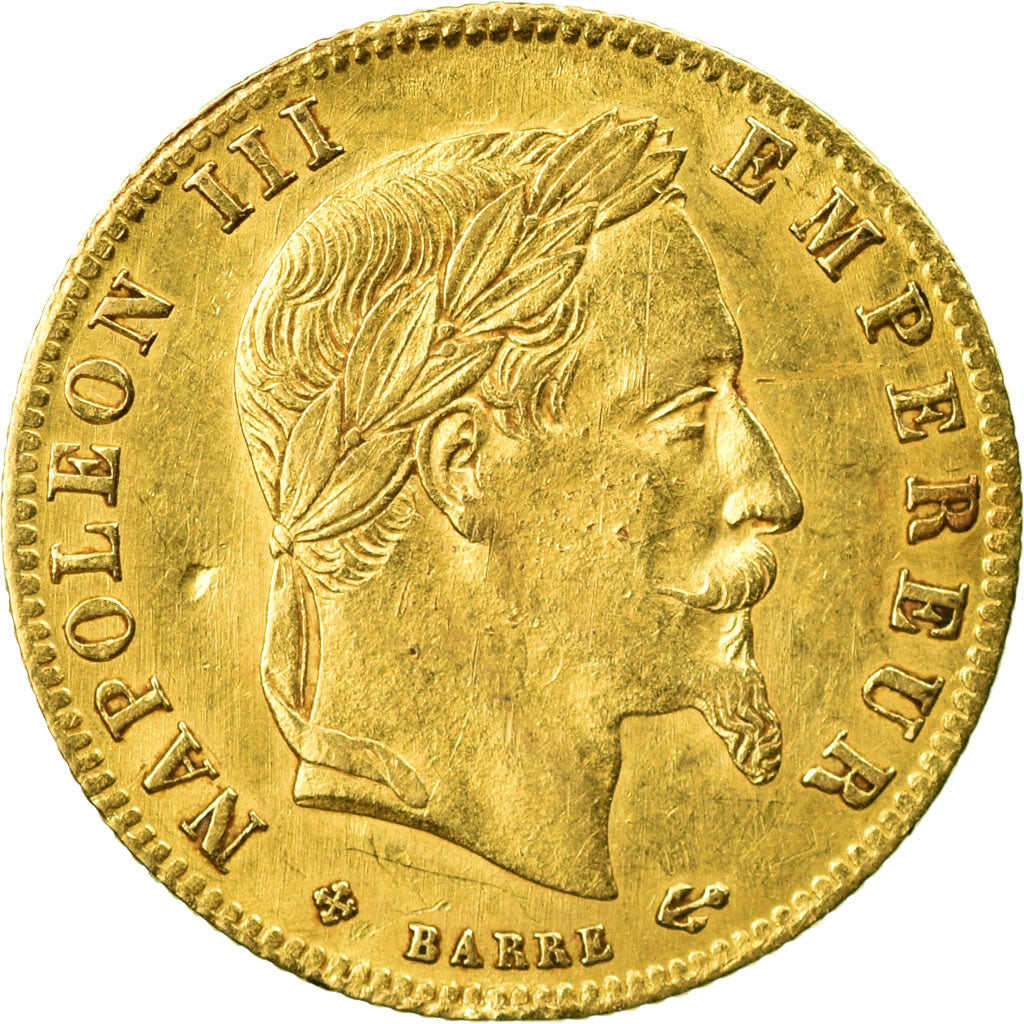 Coin, France, Napoleon III, Napoléon III, 5 Francs, 1863, Strasbourg