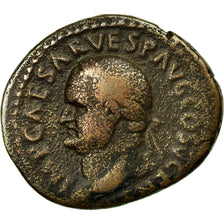 Coin, Vespasian, As, AD 74, Roma, VF(20-25), Copper, RIC:561