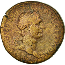 Moneta, Trajan, Sestertius, VF(20-25), Miedź, Cohen:611